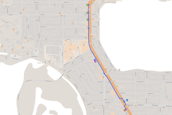 Park Street Loop Map