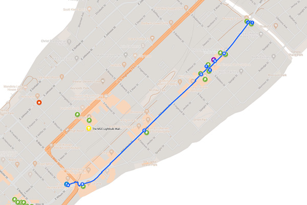 Willy Street Loop Map